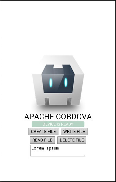 Cordova文件系統